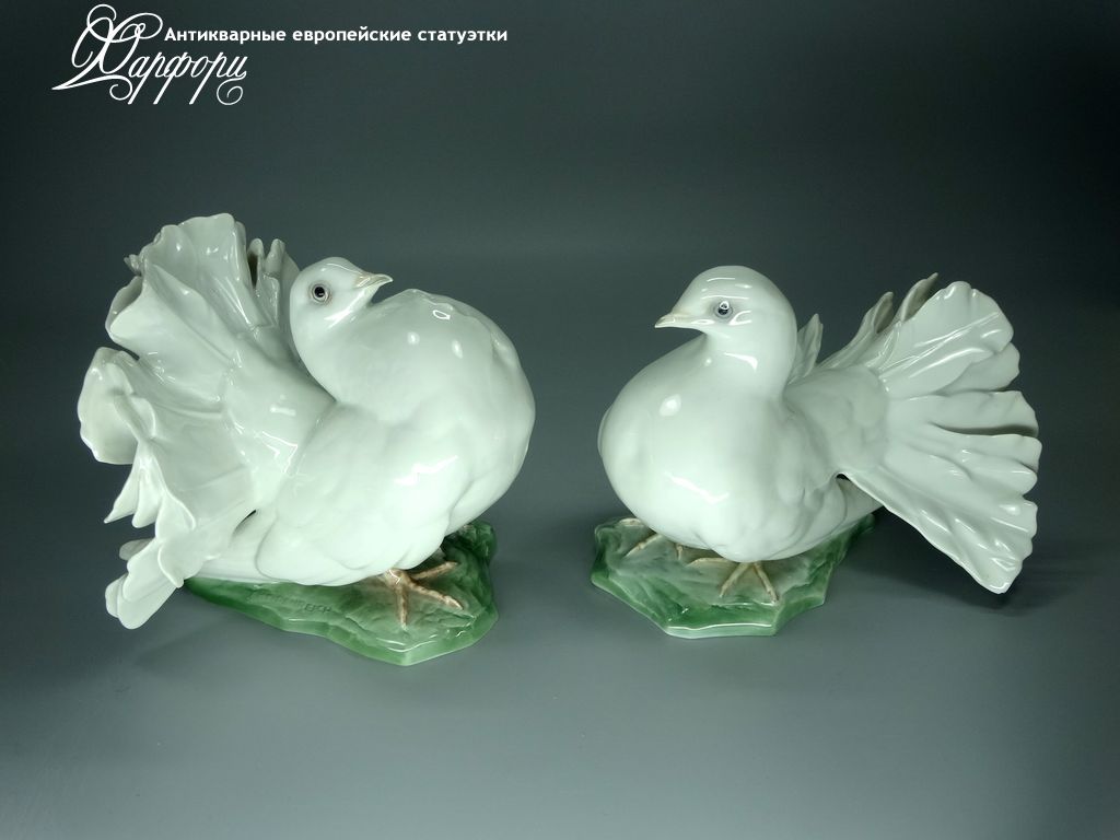Купить фарфоровые статуэтки Rosenthal, Голубь с голубкой, Германия